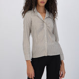 Camisa rayas fruncido