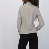 Camisa rayas fruncido
