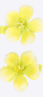 2 piezas psadores flor real