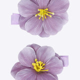 2 piezas psadores flor real