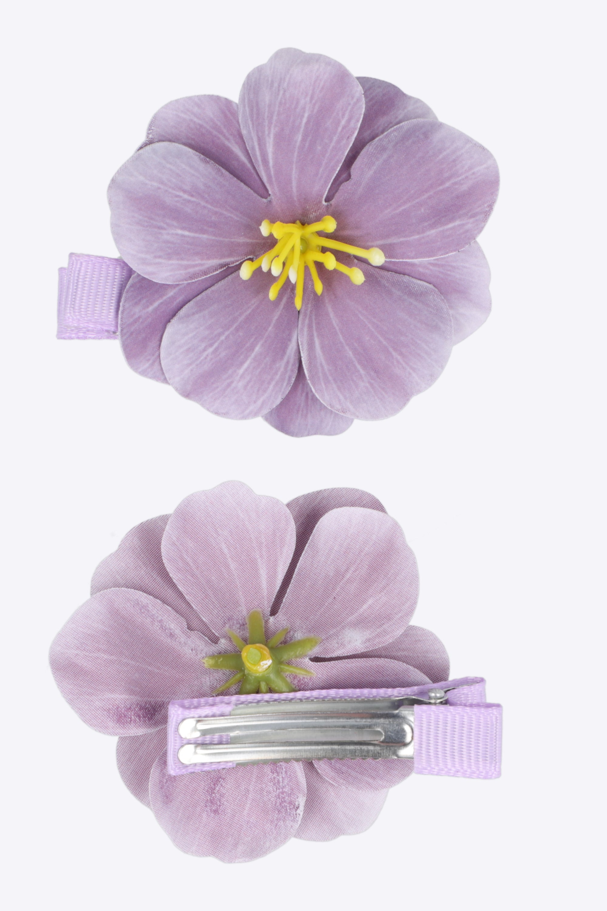 2 piezas psadores flor real