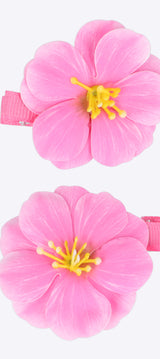2 piezas psadores flor real