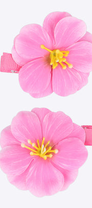 2 piezas psadores flor real