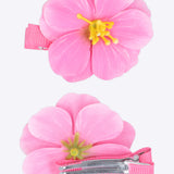 2 piezas psadores flor real