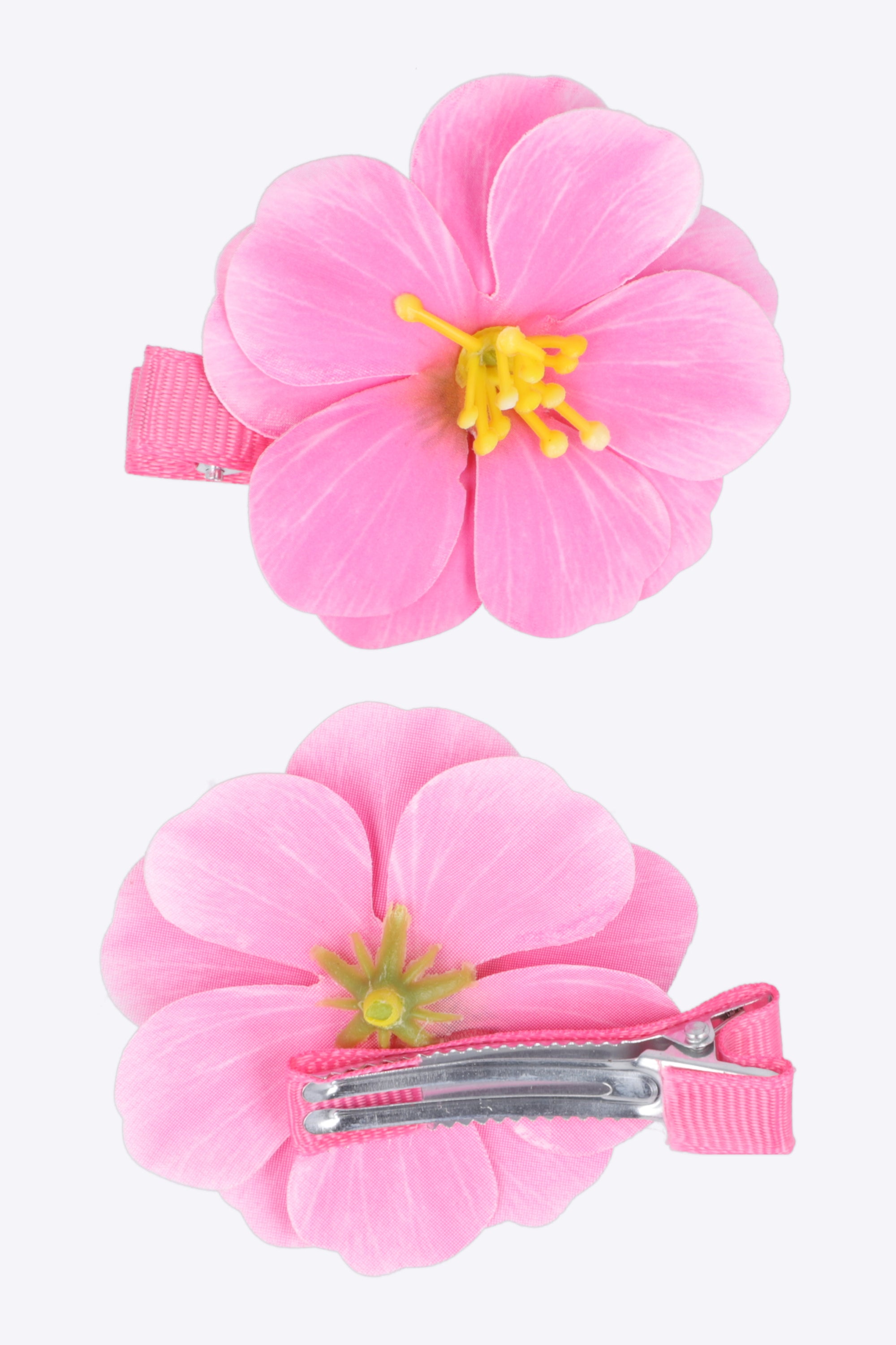 2 piezas psadores flor real