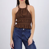Top halter textura