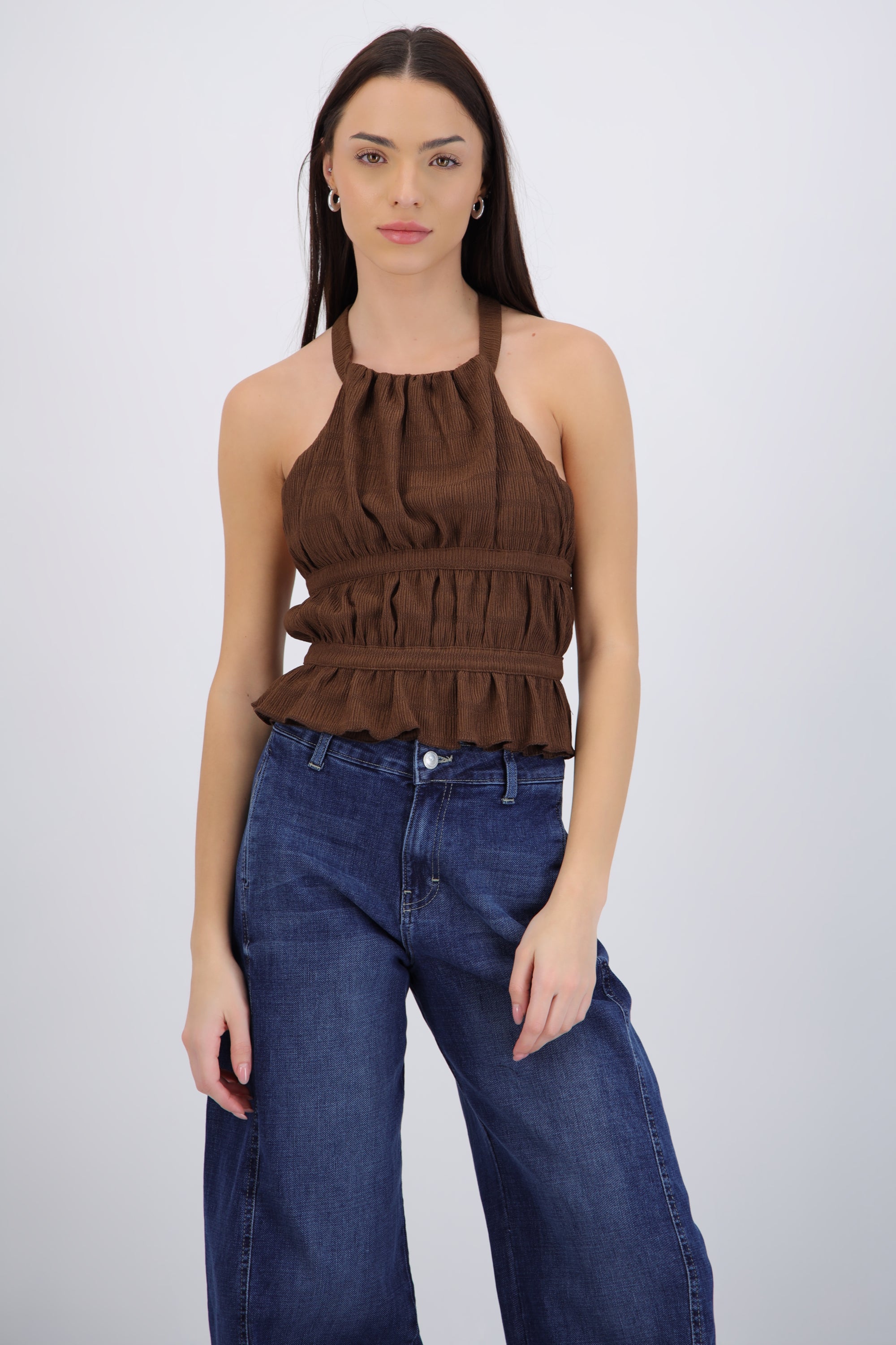 Top halter textura