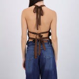 Top halter textura