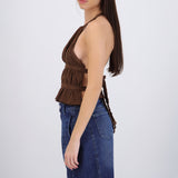 Top halter textura