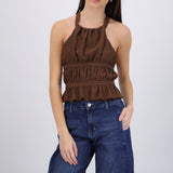 Top halter textura