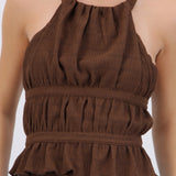 Top halter textura