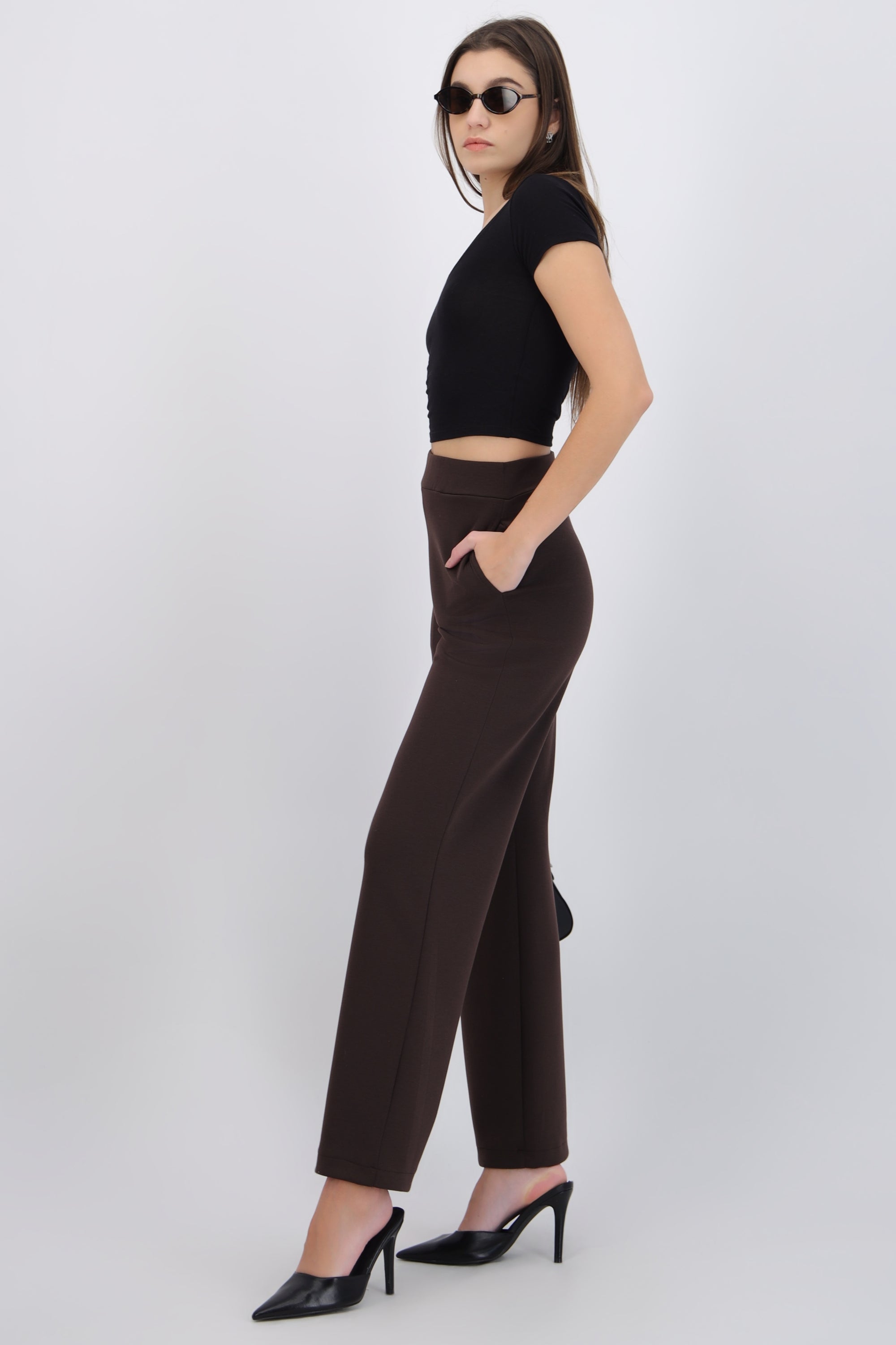 Pants lisos con bolsas