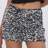 Falda mini de lentejuelas
