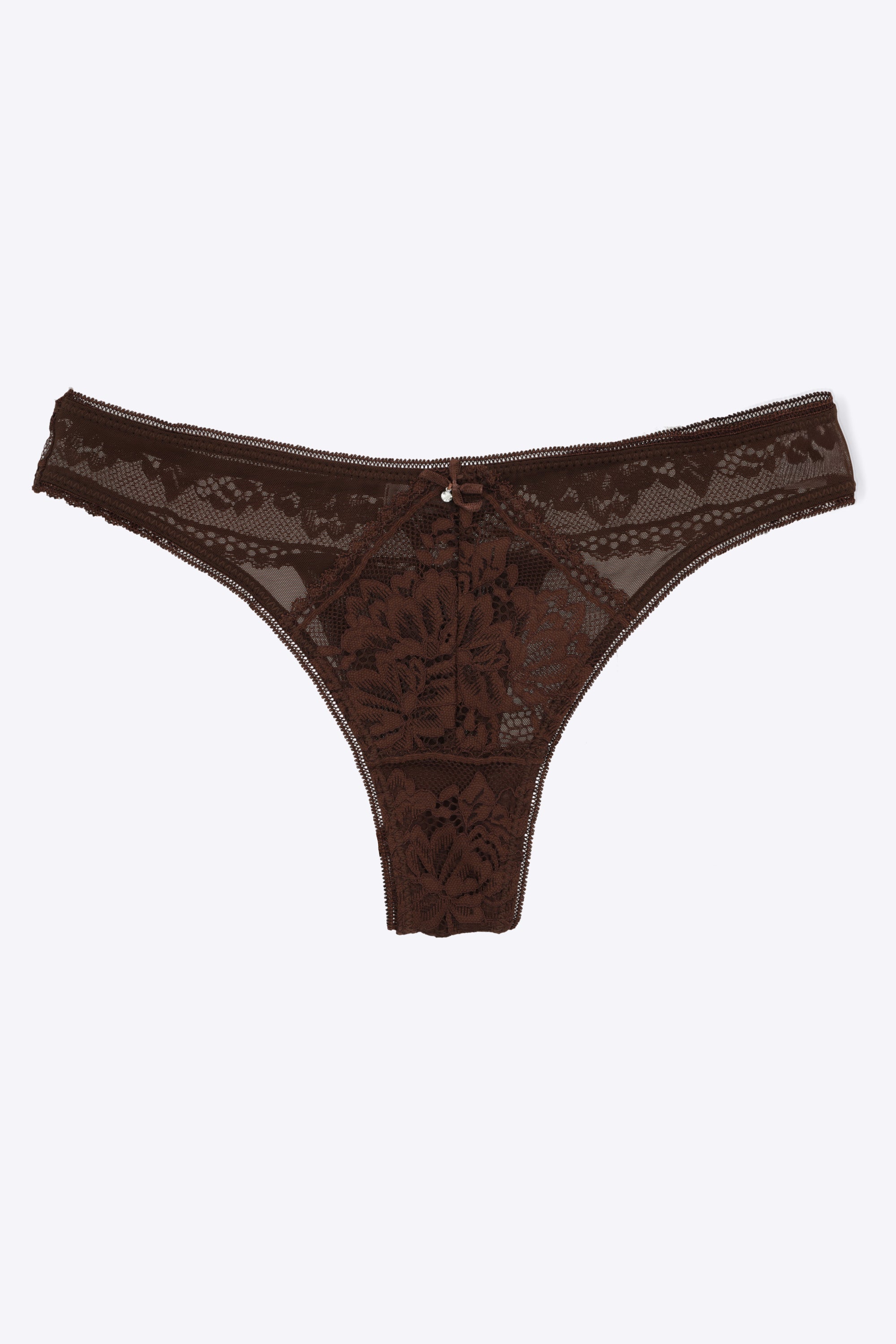 Tanga encaje dije moño