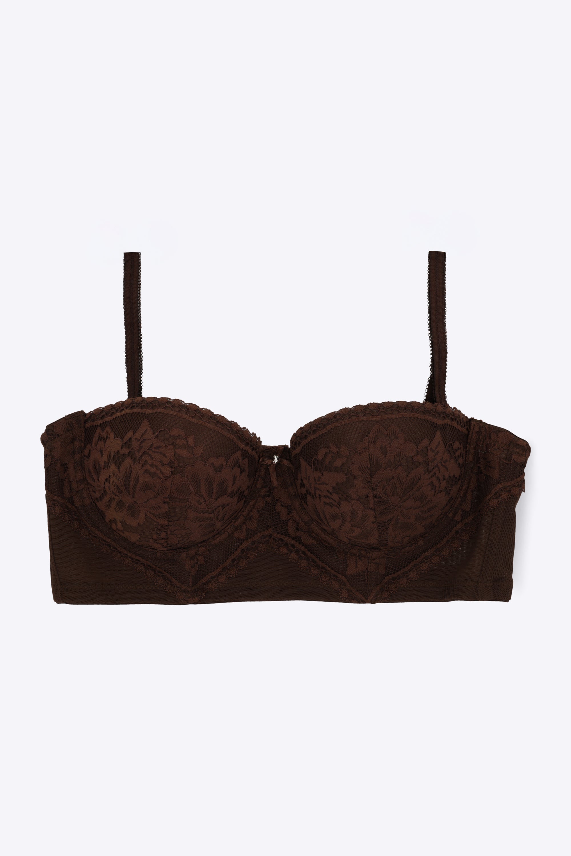 Bra balconette encaje tirantes removibles