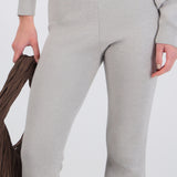 Pantalón flare doblez cadera