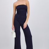 Pantalón fluido brillos