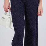 Pantalón fluido brillos
