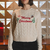 Sueter navideño merry christmas
