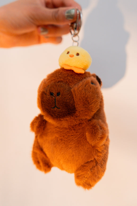Llavero De Peluche De Capibara