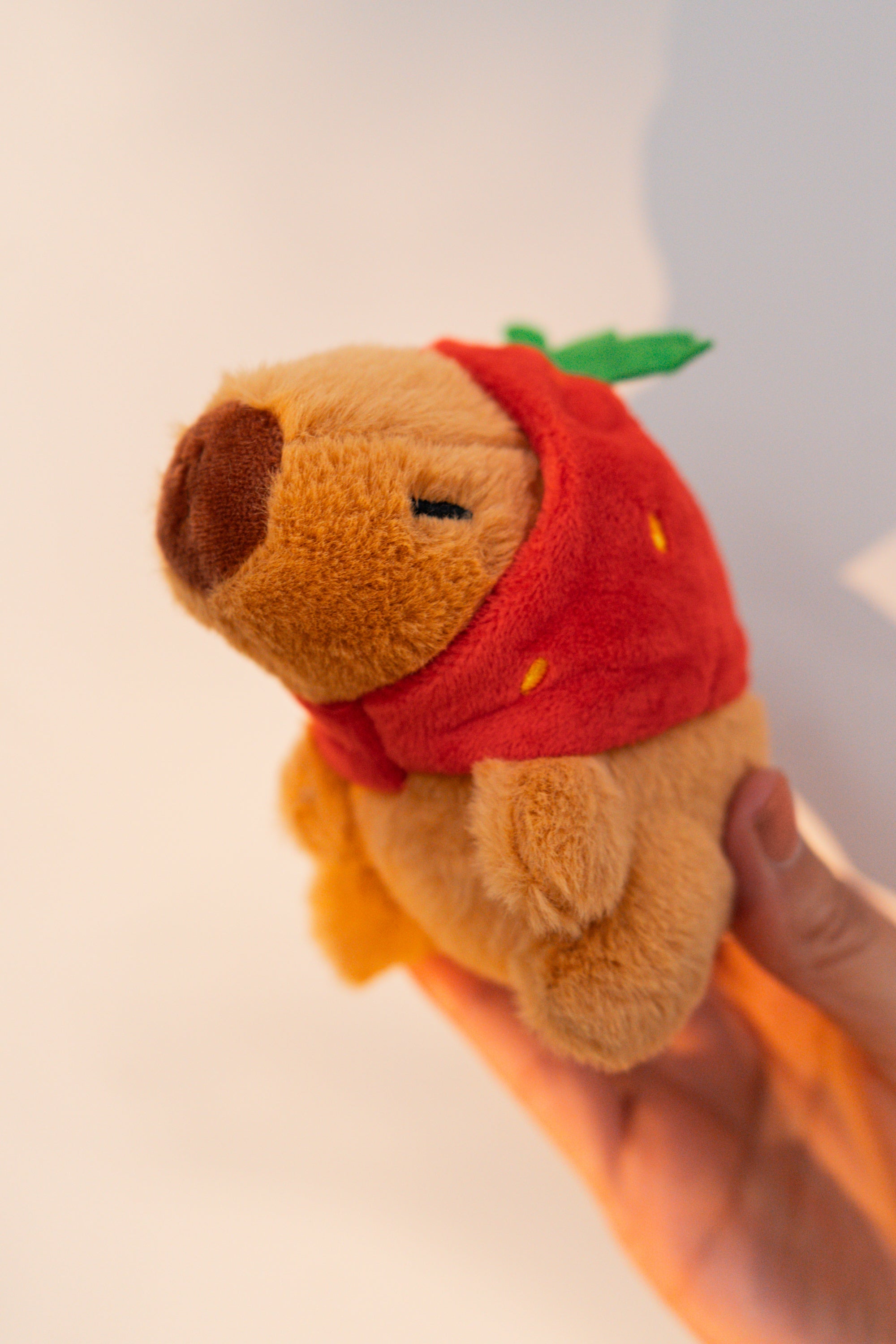 Llavero De Peluche De Capibara ROJO