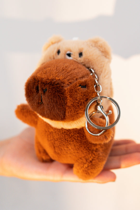 Llavero De Peluche De Capibara