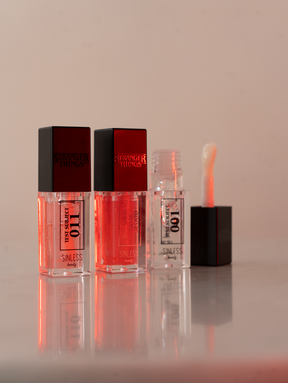 Set 3 lip oils stranger things