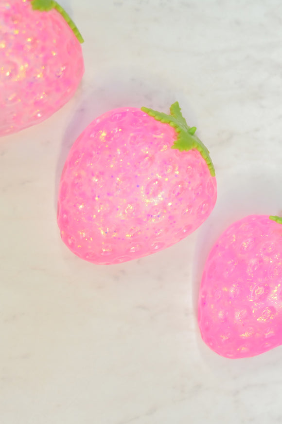 Squishy fresa glitter