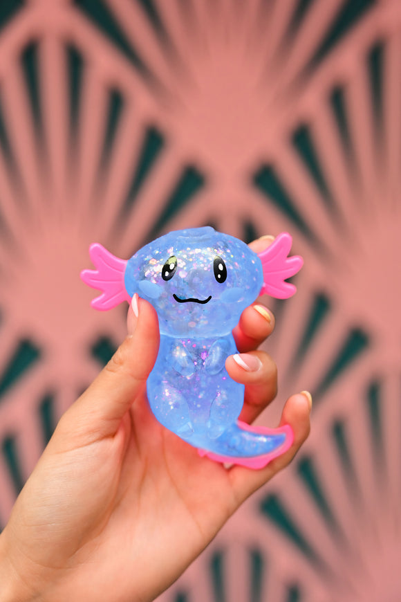Squishy Ajolote Glitter