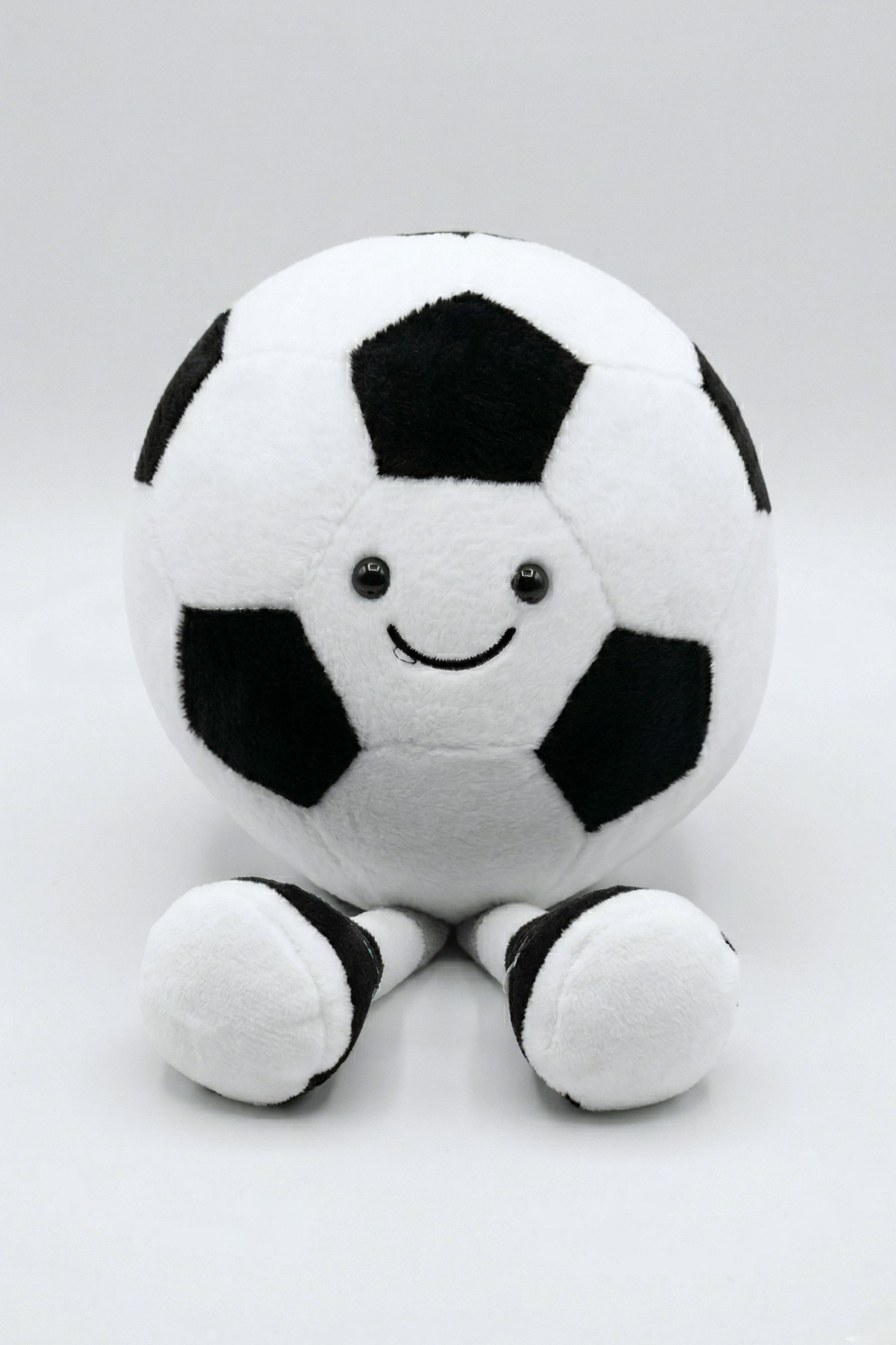 Peluche balón NEGRO BLANCO