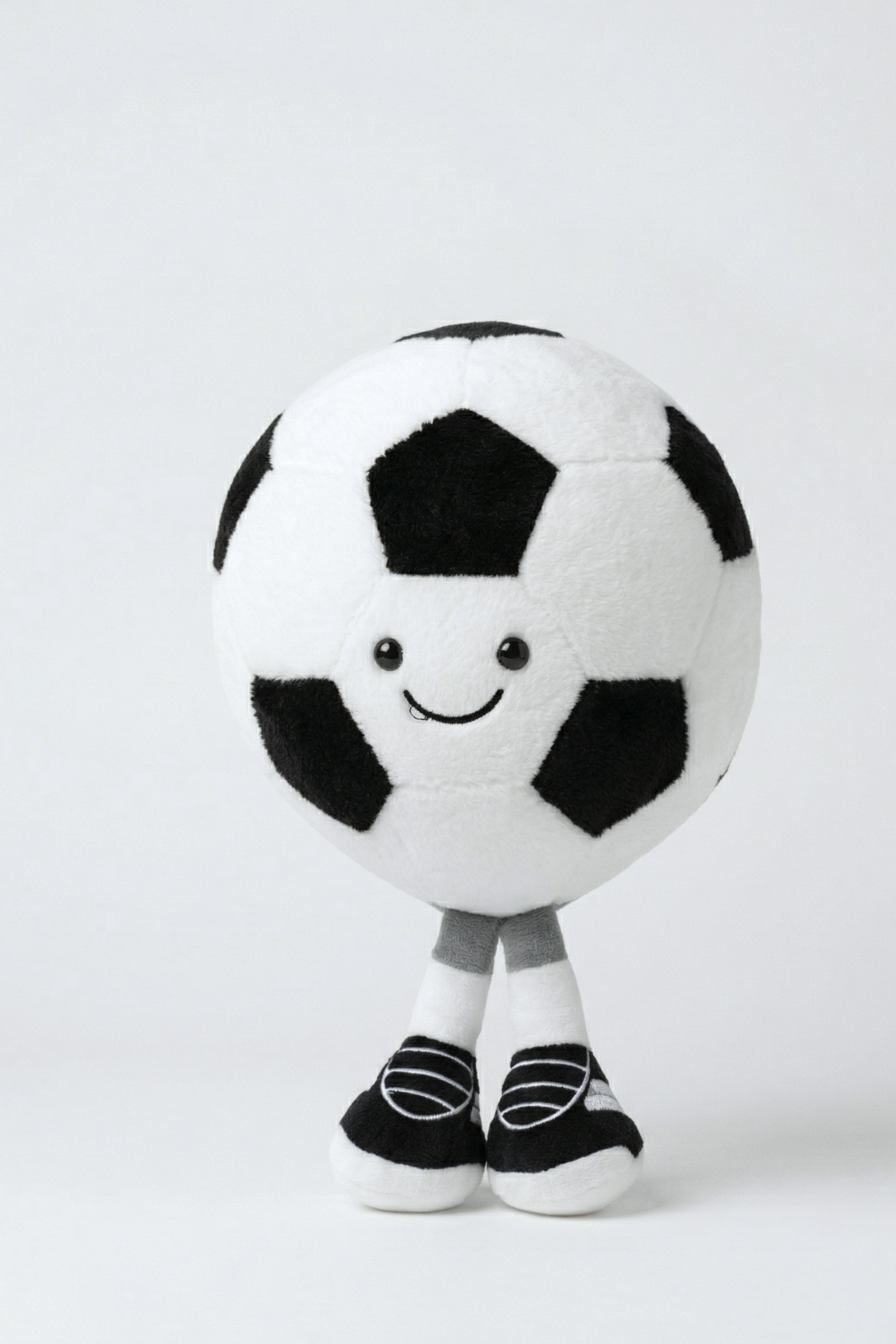 Peluche balón NEGRO BLANCO