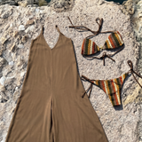 Jumpsuit fluido con bolsas