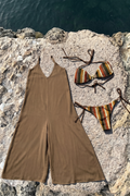 Jumpsuit fluido con bolsas