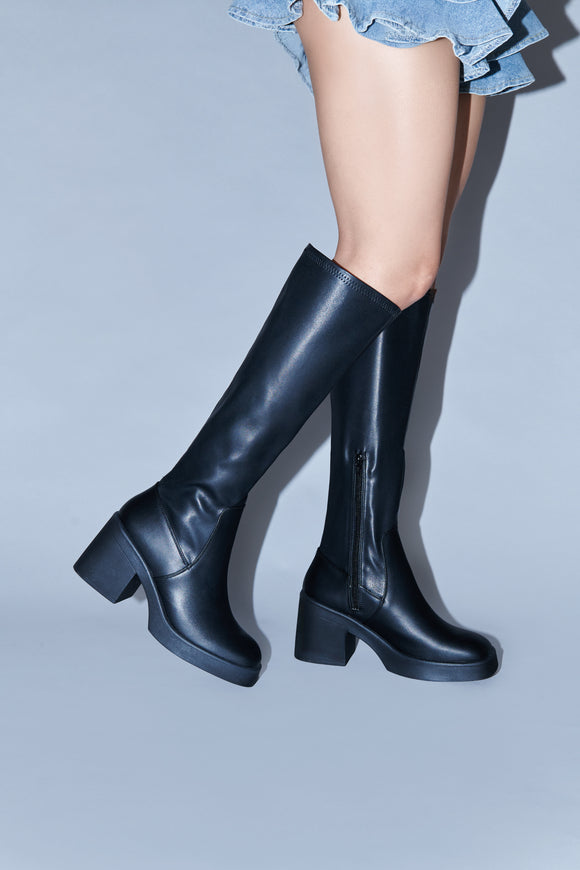 Bota larga stretch