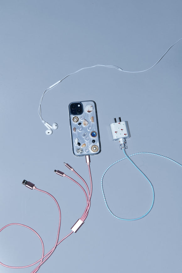 Cable Cargador 3 Entradas Metálico Monocolor