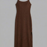 Vestido maxi red textura