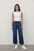 Jeans cropped mid rise