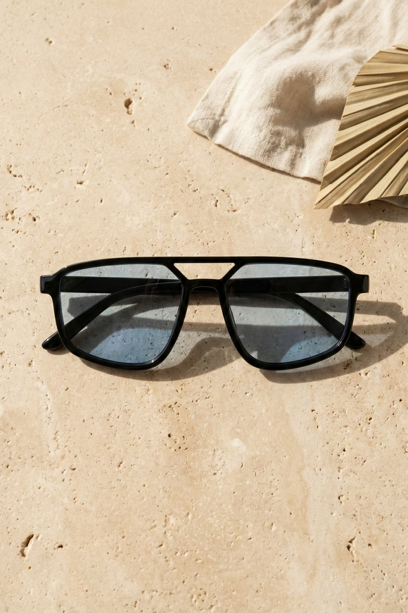 Lentes aviador retro alargado pasta