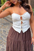 TOP STRAPLESS DET MOÑOS