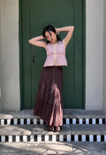 Top rayas halter