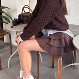 Mni falda suede olanes