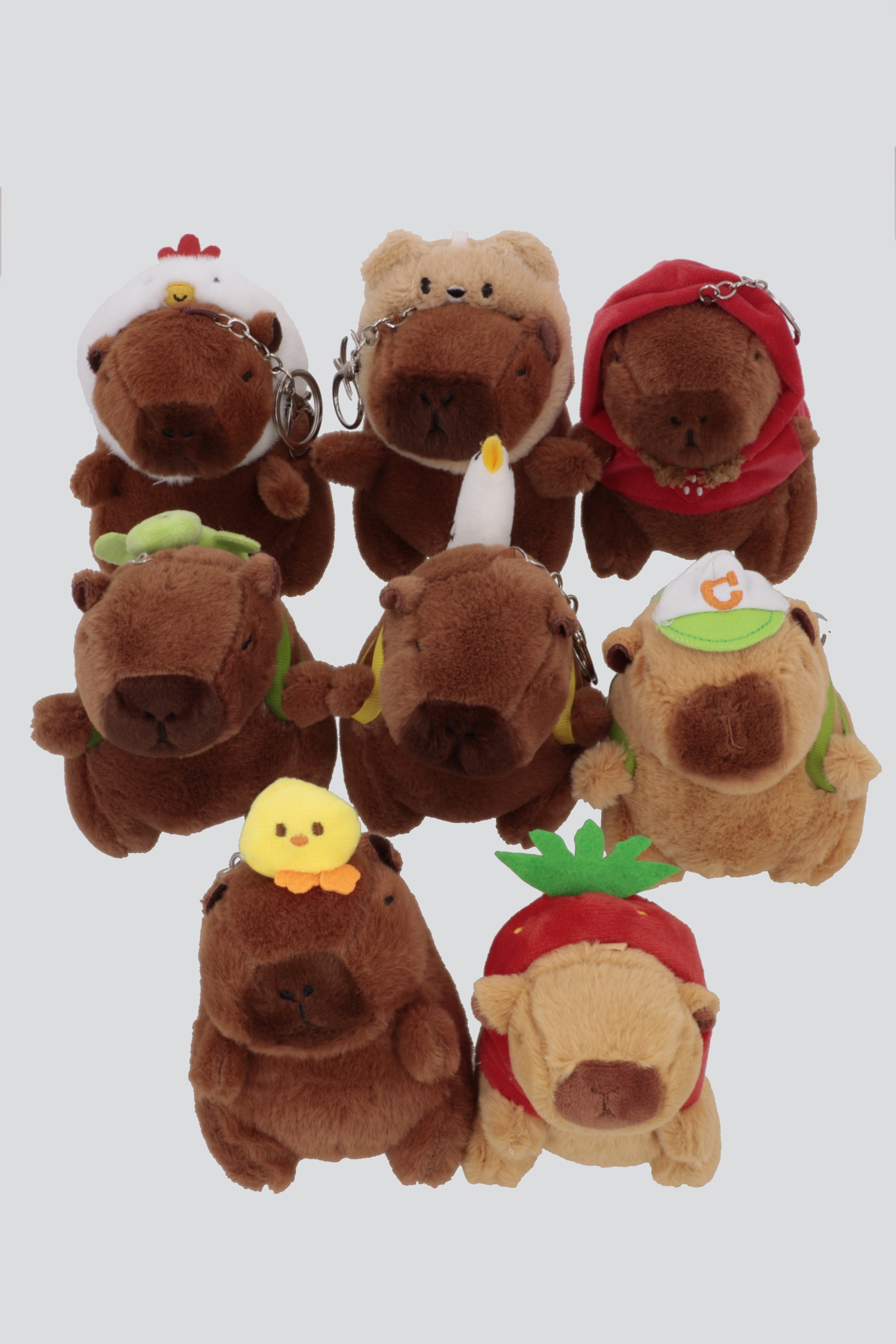 Llavero De Peluche De Capibara KHAKI