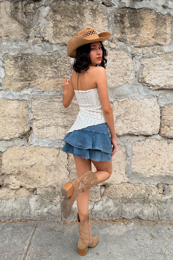 Falda Short Denim Olanes