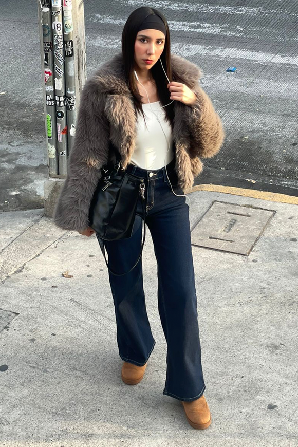 Jeans básicos wide leg