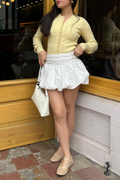 FALDA GLOBO DOBLE CINTURON POLKAS