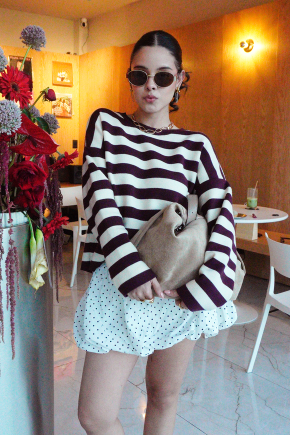 Sueter rayas tacto suave