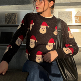 Suéter navideño diseño Santa Claus