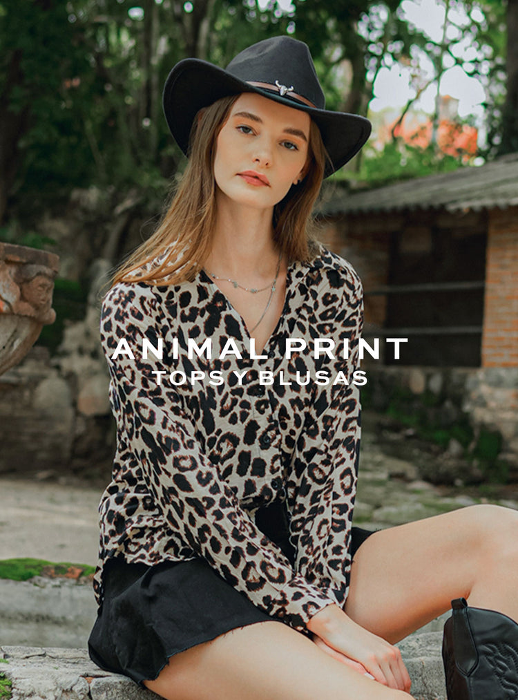 Animal print: Tops y blusas