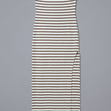 Vestido maxi detalle doblez kni
