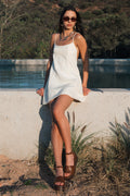 Vestido mini escote espalda